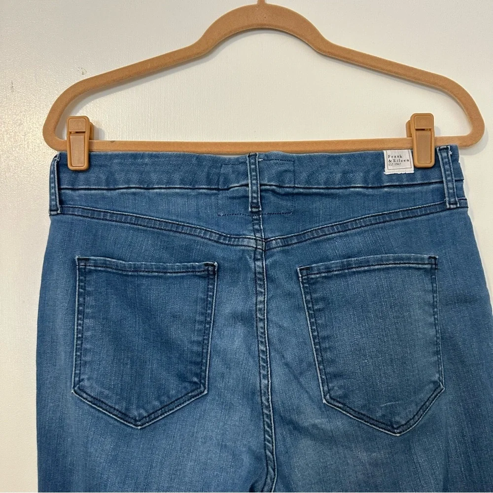 Frank & Eileen Sligo Skinny Jean Women’s 31 Raw Hem Stretch Blue